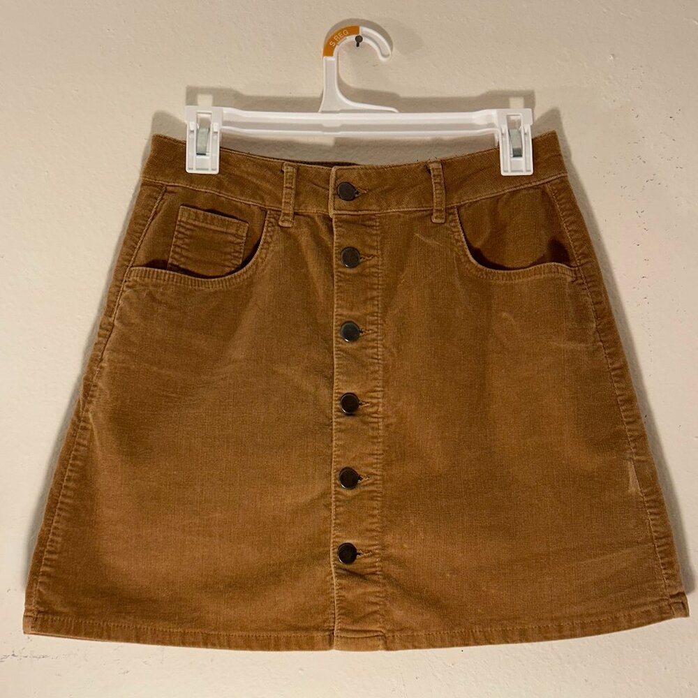 Corduroy Mini Skirt